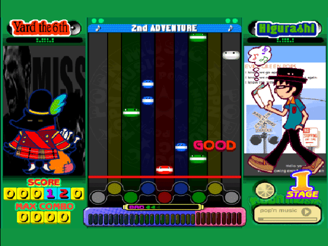 Pop'n Music 6 screenshot 3 for Playstation